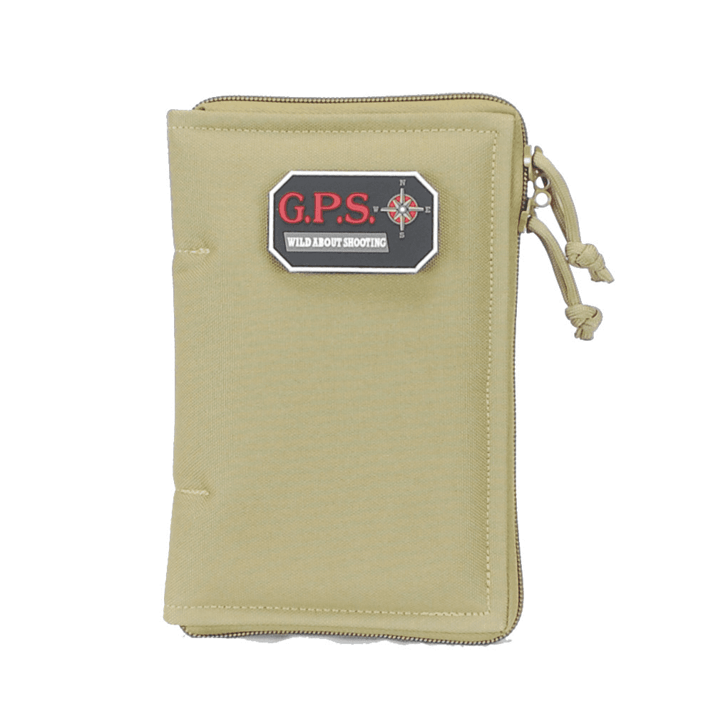 GPS Pistol Sleeve Medium with Locking Zipper for padded handgun protection
 GPS-865PS - Tan